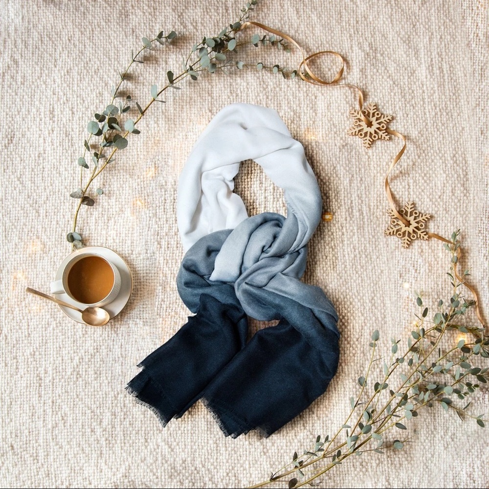 Grey Horizon Ombré Scarf